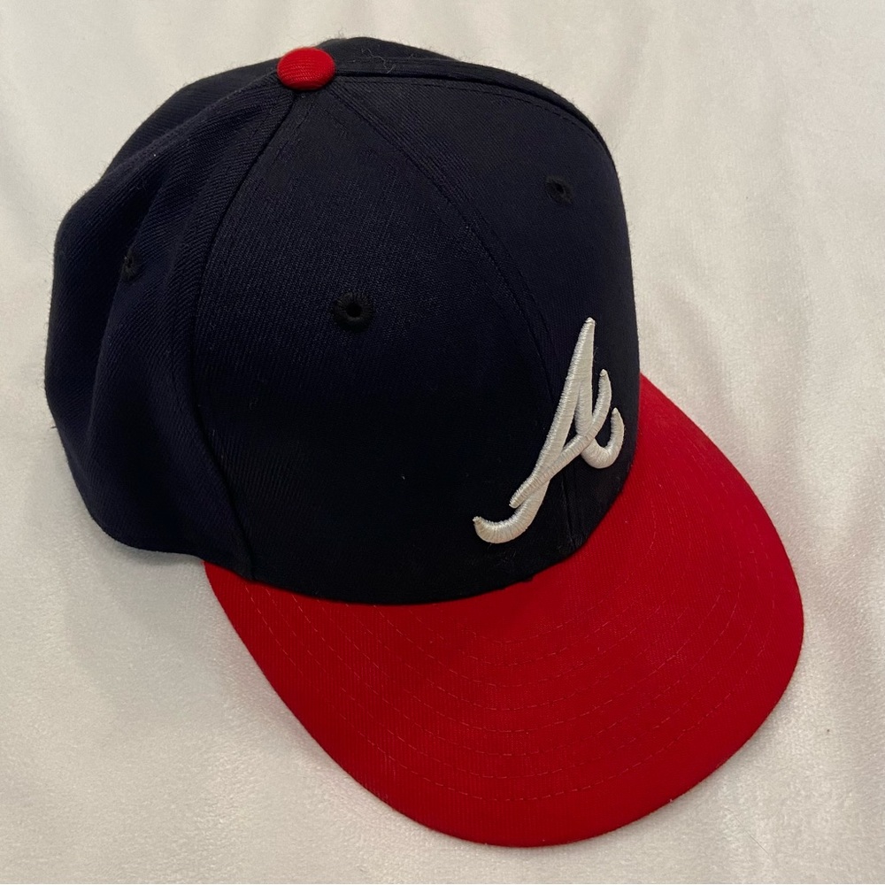 MLB New Era Atlanta Braves Baseball Fitted Hat 7 1/8